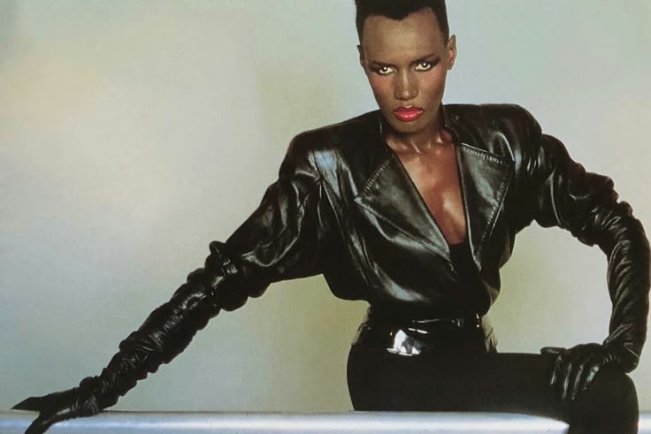 Grace Jones in Azzedine Alaïa